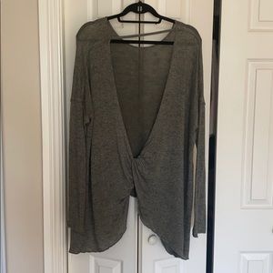 Free People Twist Back Sweater